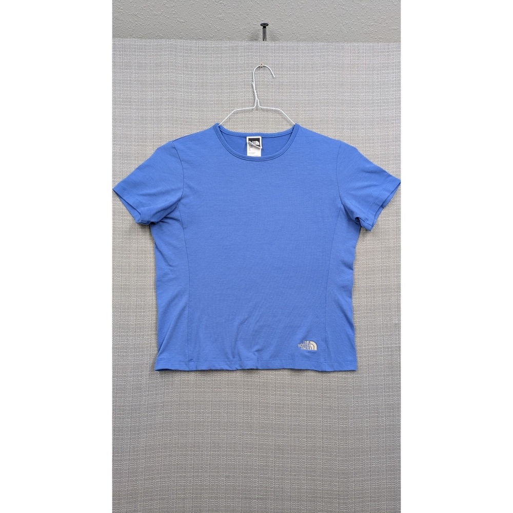 The North Face Womens VaporWick Blue Short Sleeve Performance Tee Size M USA